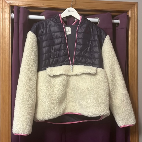 Ivory Ella Sherpa jacket - Picture 1 of 5